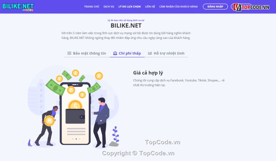 BiLike.Net,BiLike,Order Dịch Vụ,Code Order